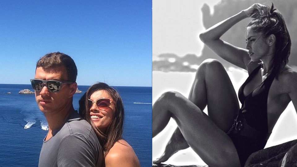 Amra Silajdzic dan Edin Dzeko Copyright: &copy; INDOSPORT/dailymail.co.uk